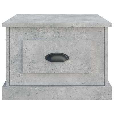 Sohvapöytä betoninharmaa 50x50x35 cm tekninen puu