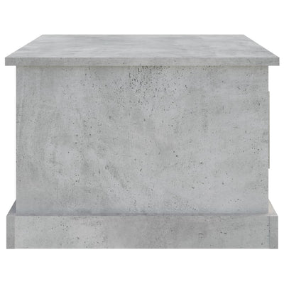 Sohvapöytä betoninharmaa 50x50x35 cm tekninen puu