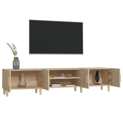 TV-taso Sonoma-tammi 180x31,5x40 cm tekninen puu