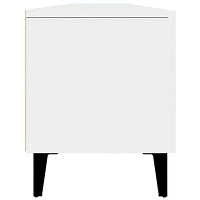 TV-taso valkoinen 180x31,5x40 cm tekninen puu