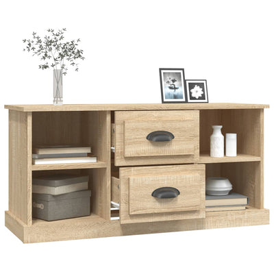 TV-taso Sonoma-tammi 99,5x35,5x48 cm tekninen puu