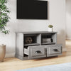 TV-taso harmaa Sonoma 80x35x50 cm tekninen puu