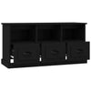 TV-taso musta 100x35x50 cm tekninen puu