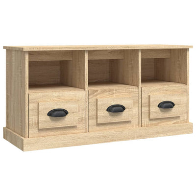 TV-taso Sonoma-tammi 100x35x50 cm tekninen puu
