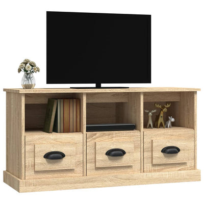 TV-taso Sonoma-tammi 100x35x50 cm tekninen puu