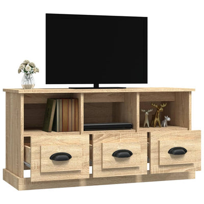 TV-taso Sonoma-tammi 100x35x50 cm tekninen puu