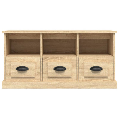 TV-taso Sonoma-tammi 100x35x50 cm tekninen puu