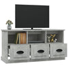 TV-taso betoninharmaa 100x35x50 cm tekninen puu