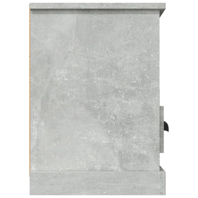 TV-taso betoninharmaa 100x35x50 cm tekninen puu