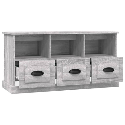 TV-taso harmaa Sonoma 100x35x50 cm tekninen puu