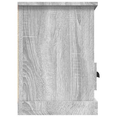TV-taso harmaa Sonoma 100x35x50 cm tekninen puu