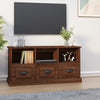 TV-taso ruskea tammi 100x35x50 cm tekninen puu