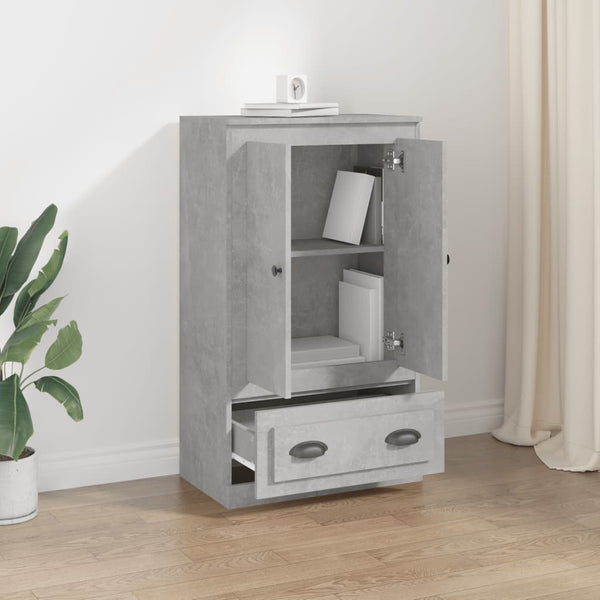 Betoninharmaa kaappi Iwonne 60x35,5x103,5cm (puinen)