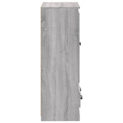 Kaappi harmaa Sonoma 60x35,5x103,5 cm tekninen puu