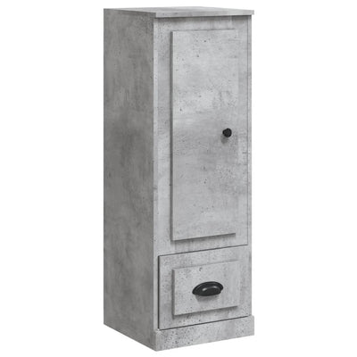 Kaappi betoninharmaa 36x35,5x103,5 cm tekninen puu