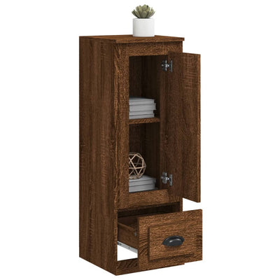 Kaappi ruskea tammi 36x35,5x103,5 cm tekninen puu