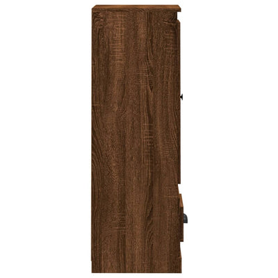Kaappi ruskea tammi 36x35,5x103,5 cm tekninen puu