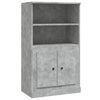 Kaappi betoninharmaa 60x35,5x103,5 cm tekninen puu