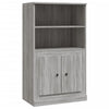 Kaappi harmaa Sonoma 60x35,5x103,5 cm tekninen puu
