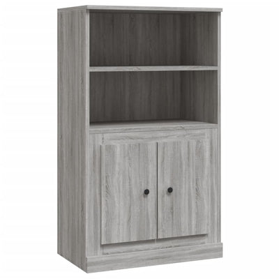 Kaappi harmaa Sonoma 60x35,5x103,5 cm tekninen puu