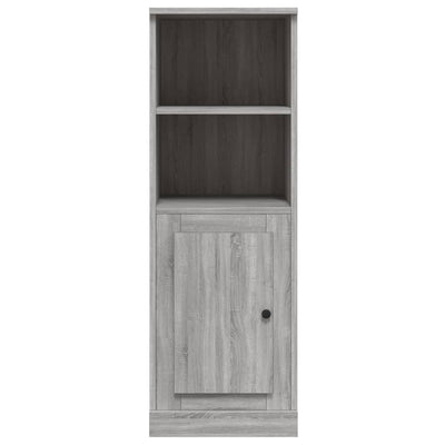 Kaappi harmaa Sonoma 36x35,5x103,5 cm tekninen puu