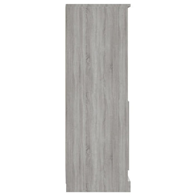 Kaappi harmaa Sonoma 36x35,5x103,5 cm tekninen puu