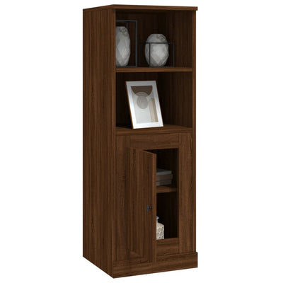 Kaappi ruskea tammi 36x35,5x103,5 cm tekninen puu