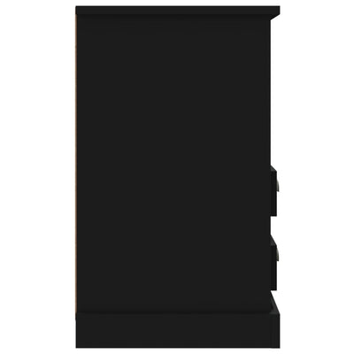 Musta yöpöydät Radislavca 43x36x60cm (2 kpl)