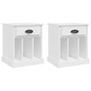 Valkoinen yöpöydät Arsimia 43x36x50cm (2 kpl)