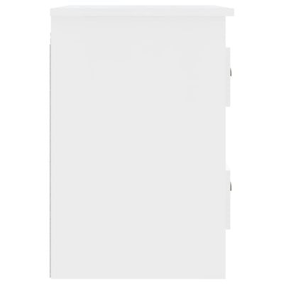 Valkoinen seinäkiinnitettävä yöpöytä Arden 41,5x36x53cm