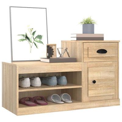 Kenkäkaappi Sonoma-tammi 100x42x60 cm tekninen puu