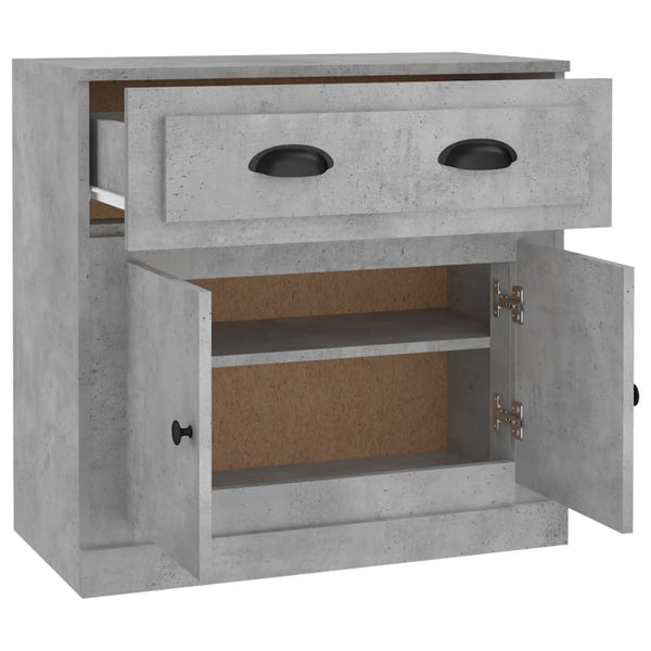 Betoninharmaa senkki Bart 70x35,5x67,5cm (puinen)