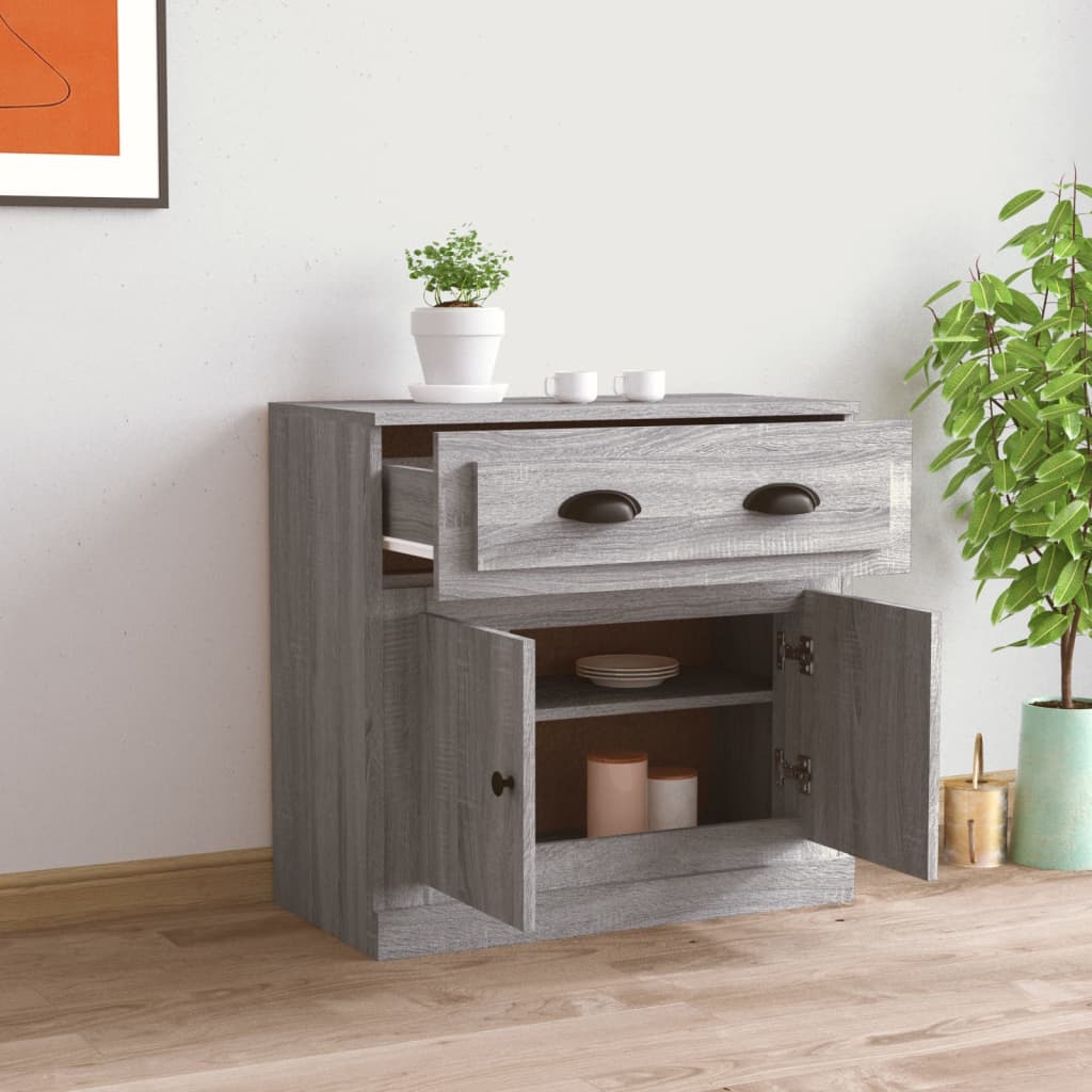 Harmaa senkki Bart 70x35,5x67,5cm (puinen)
