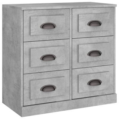 Senkki betoninharmaa 70x35,5x67,5 cm tekninen puu