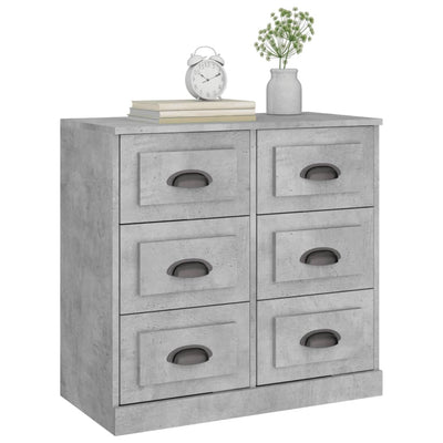 Senkki betoninharmaa 70x35,5x67,5 cm tekninen puu