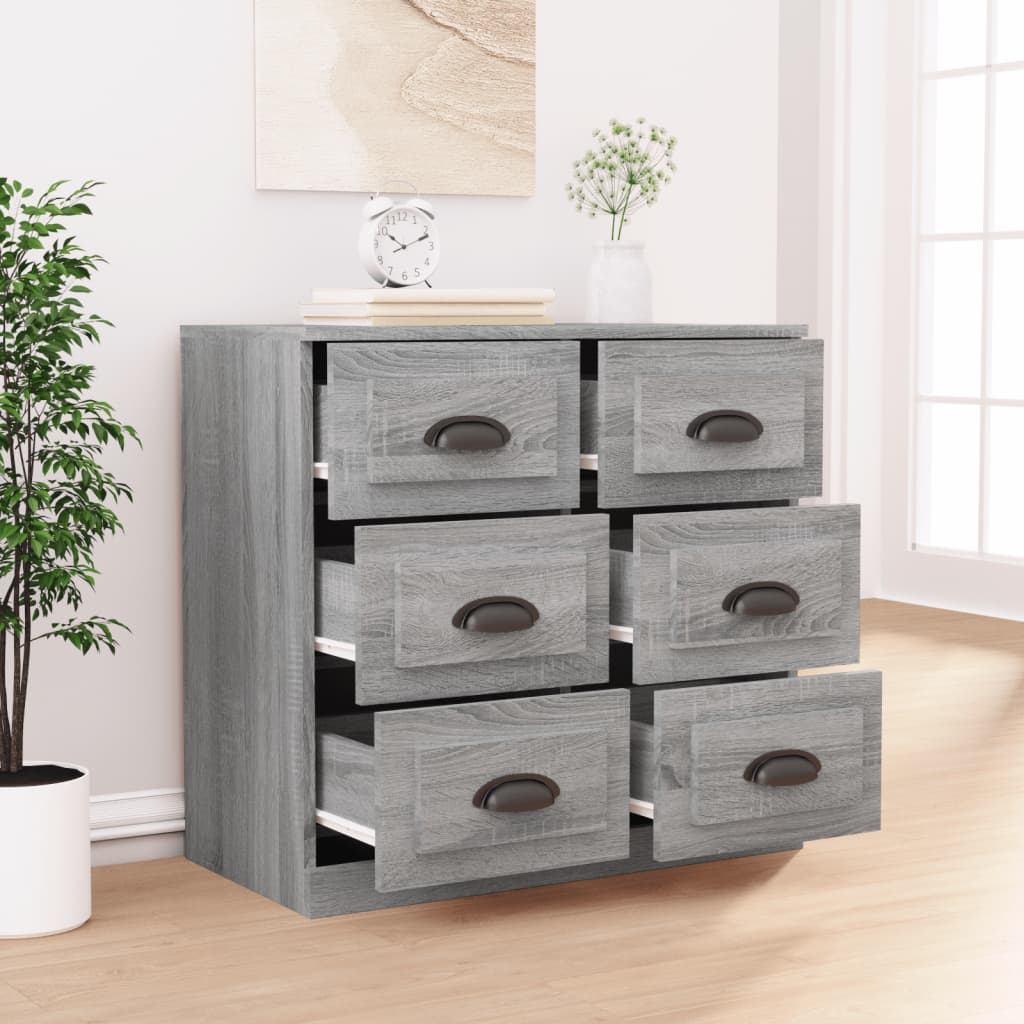 Harmaa senkki Miltiada 70x35,5x67,5cm (puinen)