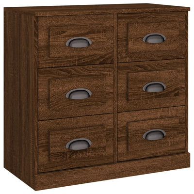 Senkki ruskea tammi 70x35,5x67,5 cm tekninen puu