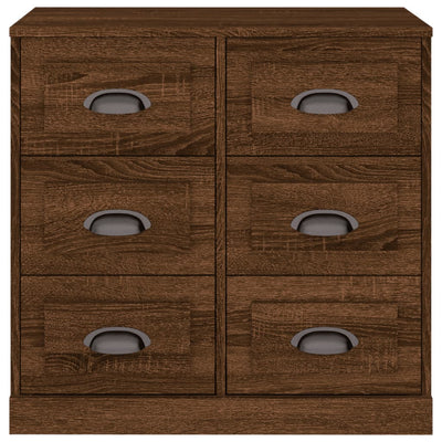 Senkki ruskea tammi 70x35,5x67,5 cm tekninen puu