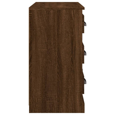 Senkki ruskea tammi 70x35,5x67,5 cm tekninen puu