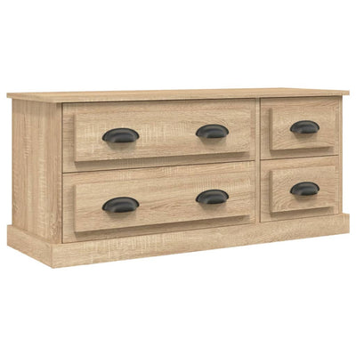 TV-taso Sonoma-tammi 100x35,5x45 cm tekninen puu
