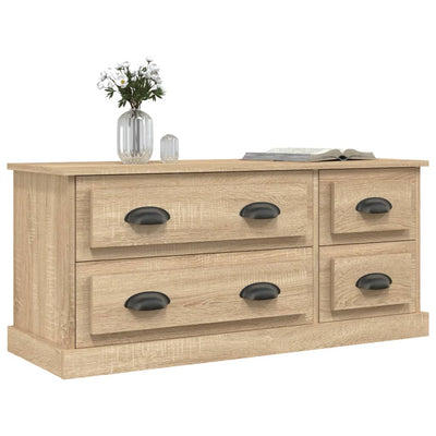TV-taso Sonoma-tammi 100x35,5x45 cm tekninen puu