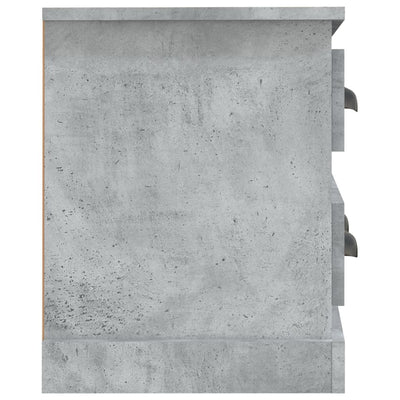 TV-taso betoninharmaa 100x35,5x45 cm tekninen puu