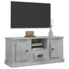 TV-taso betoninharmaa 100x35,5x45 cm tekninen puu