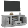 TV-taso betoninharmaa 100x35,5x45 cm tekninen puu