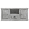 TV-taso betoninharmaa 100x35,5x45 cm tekninen puu