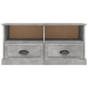 TV-taso betoninharmaa 93x35,5x45 cm tekninen puu