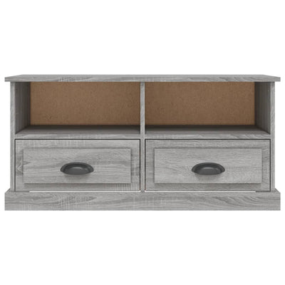TV-taso harmaa Sonoma 93x35,5x45 cm tekninen puu