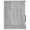TV-taso harmaa Sonoma 93x35,5x45 cm tekninen puu