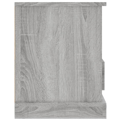 TV-taso harmaa Sonoma 93x35,5x45 cm tekninen puu