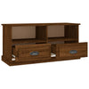 TV-taso ruskea tammi 93x35,5x45 cm tekninen puu